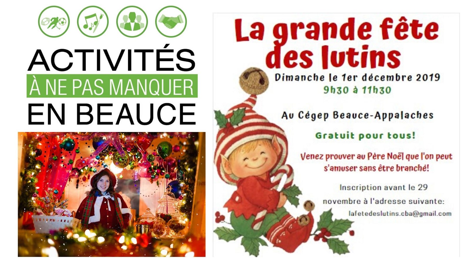 Quoi faire en Beauce du 30 novembre au 1er décembre