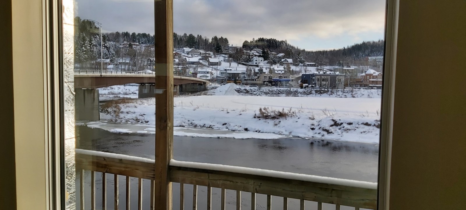 Belle vue sur Beauceville.