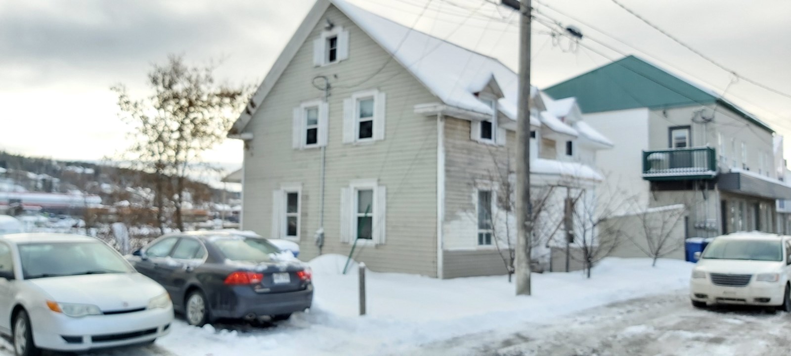 Cette maison sera démolie pour faire place à un parking.