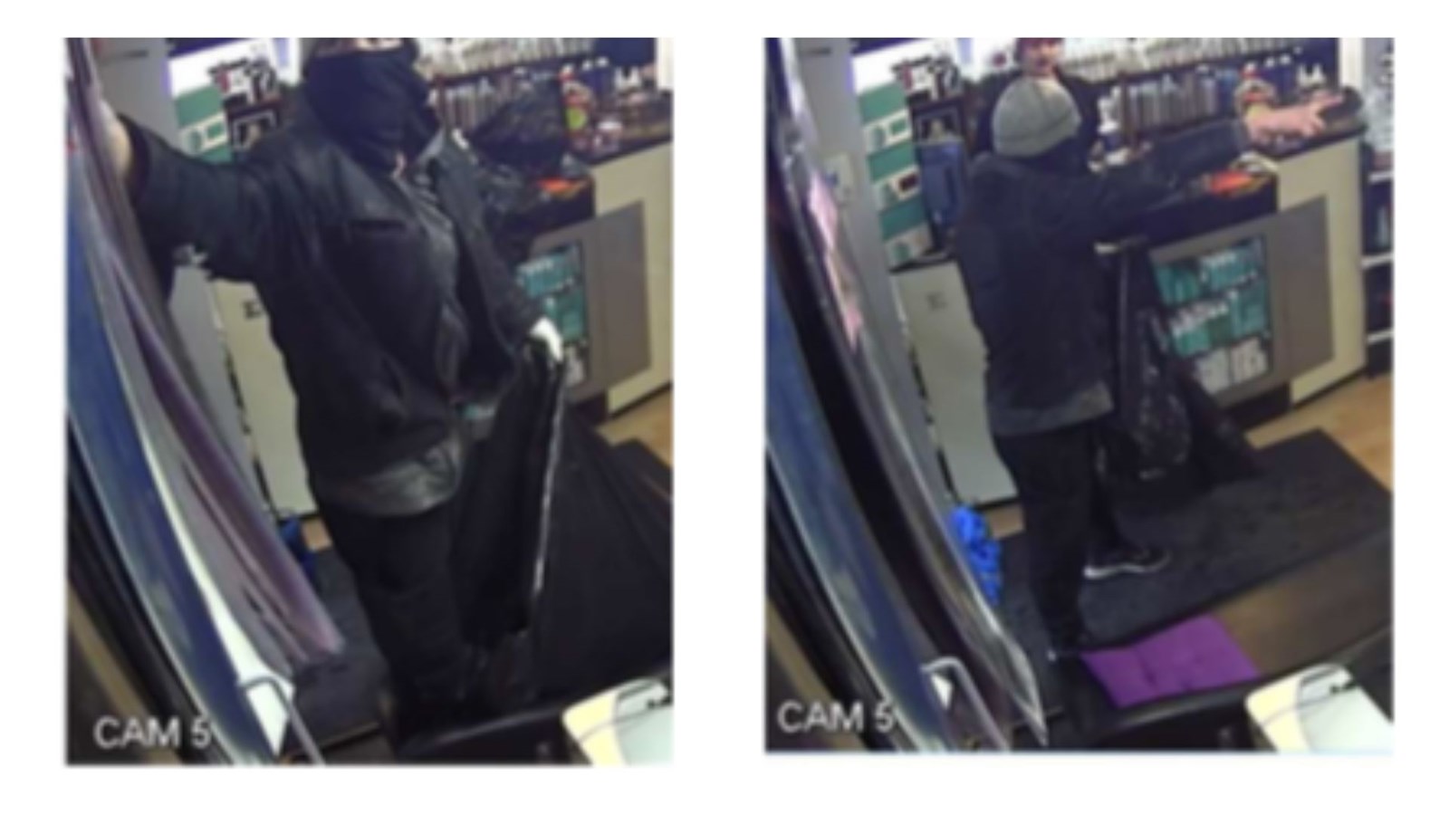 Le suspect a volé des extensions à cheveux.