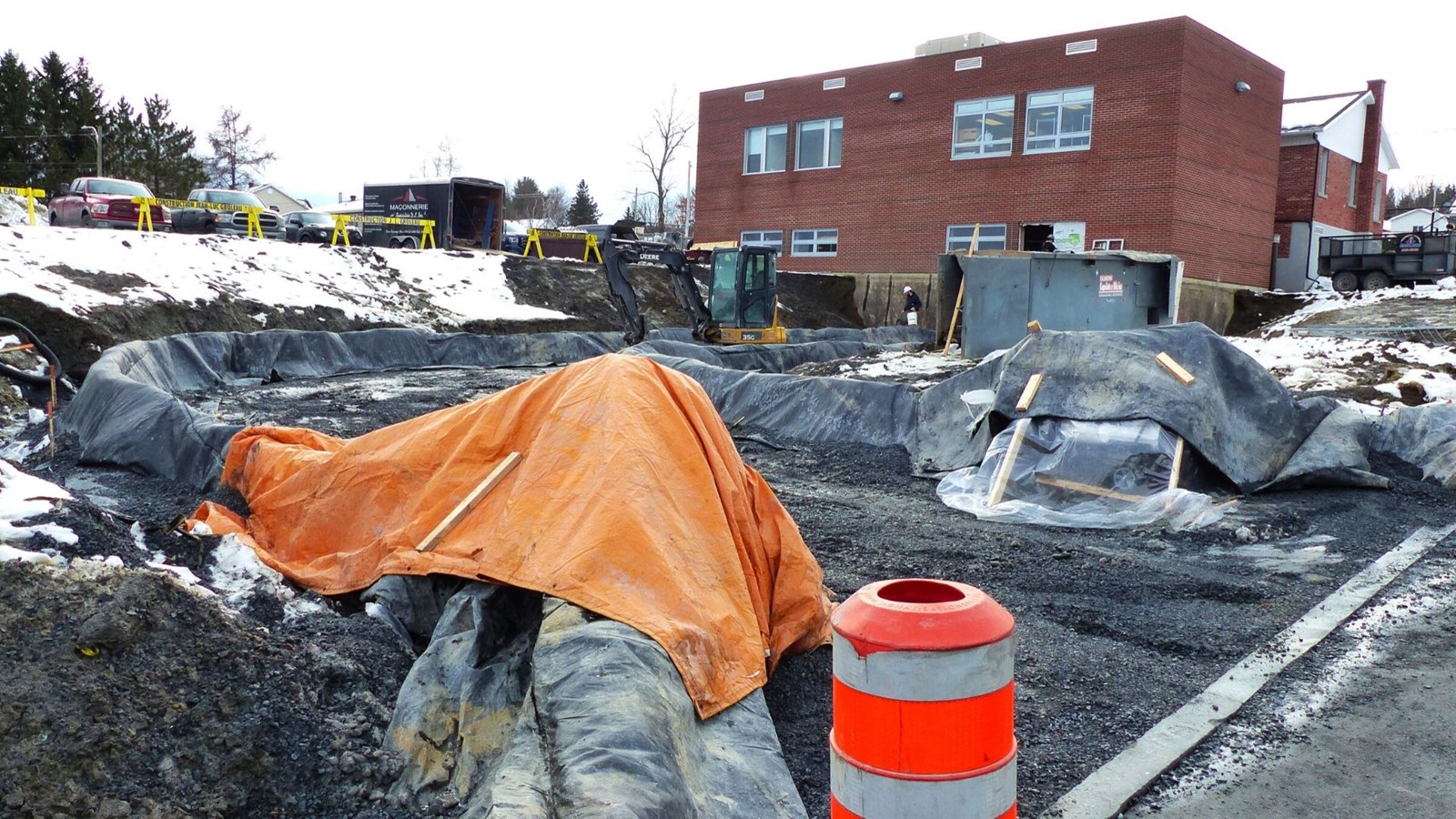 Chantier de l'école Aubert-Gallion