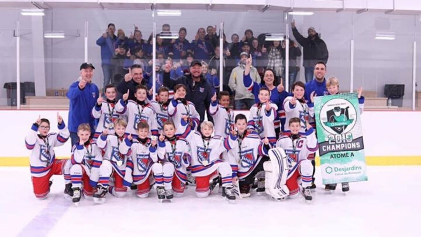 Les Rapides de Beauce-Nord sont champions Atome A. 