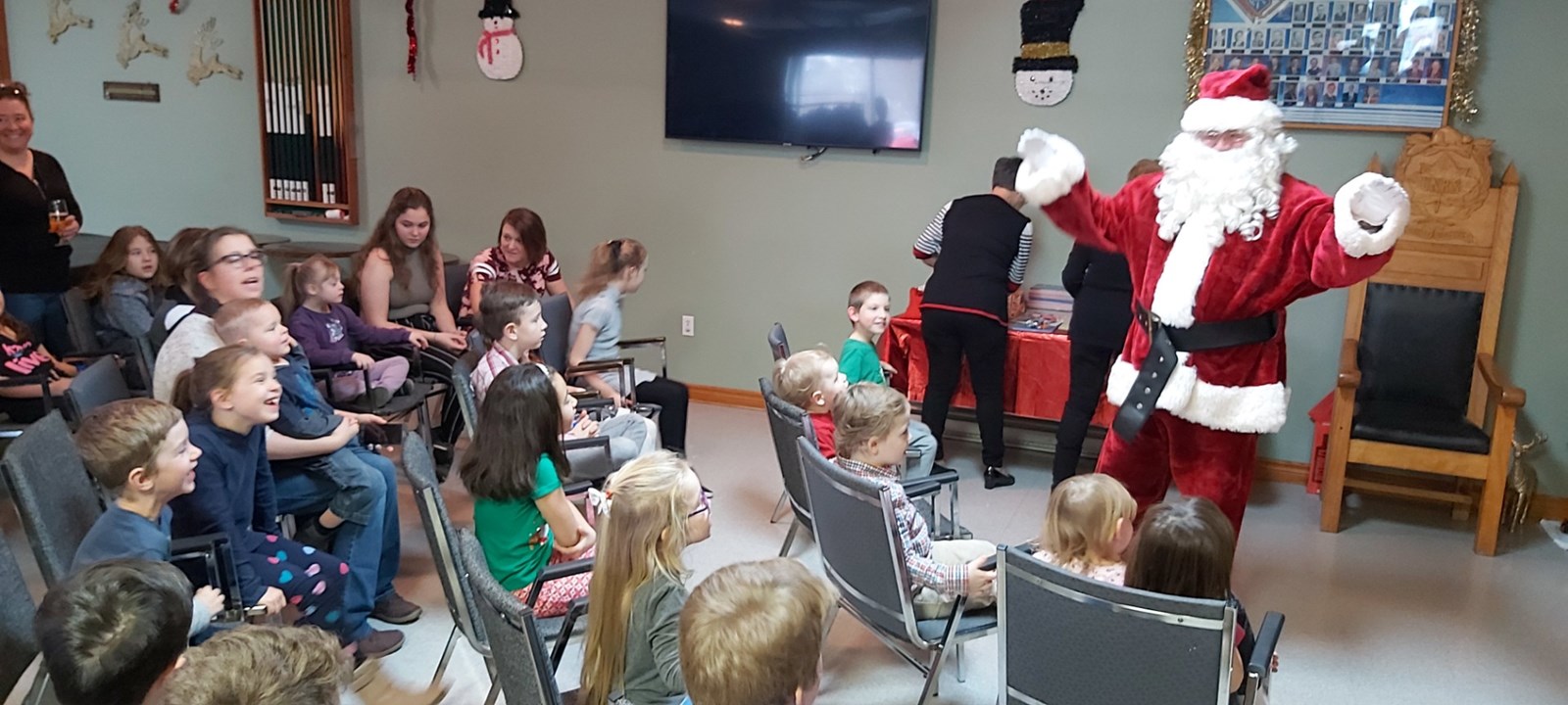 Le Père Noël de passage à Beauceville