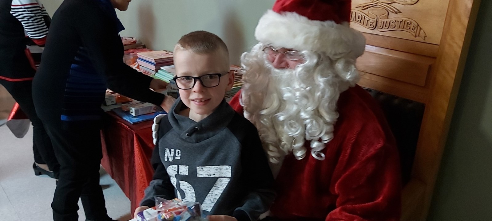 Le Père Noël de passage à Beauceville