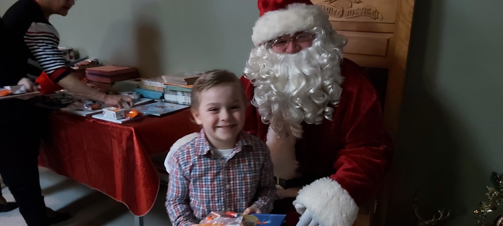 Le Père Noël de passage à Beauceville