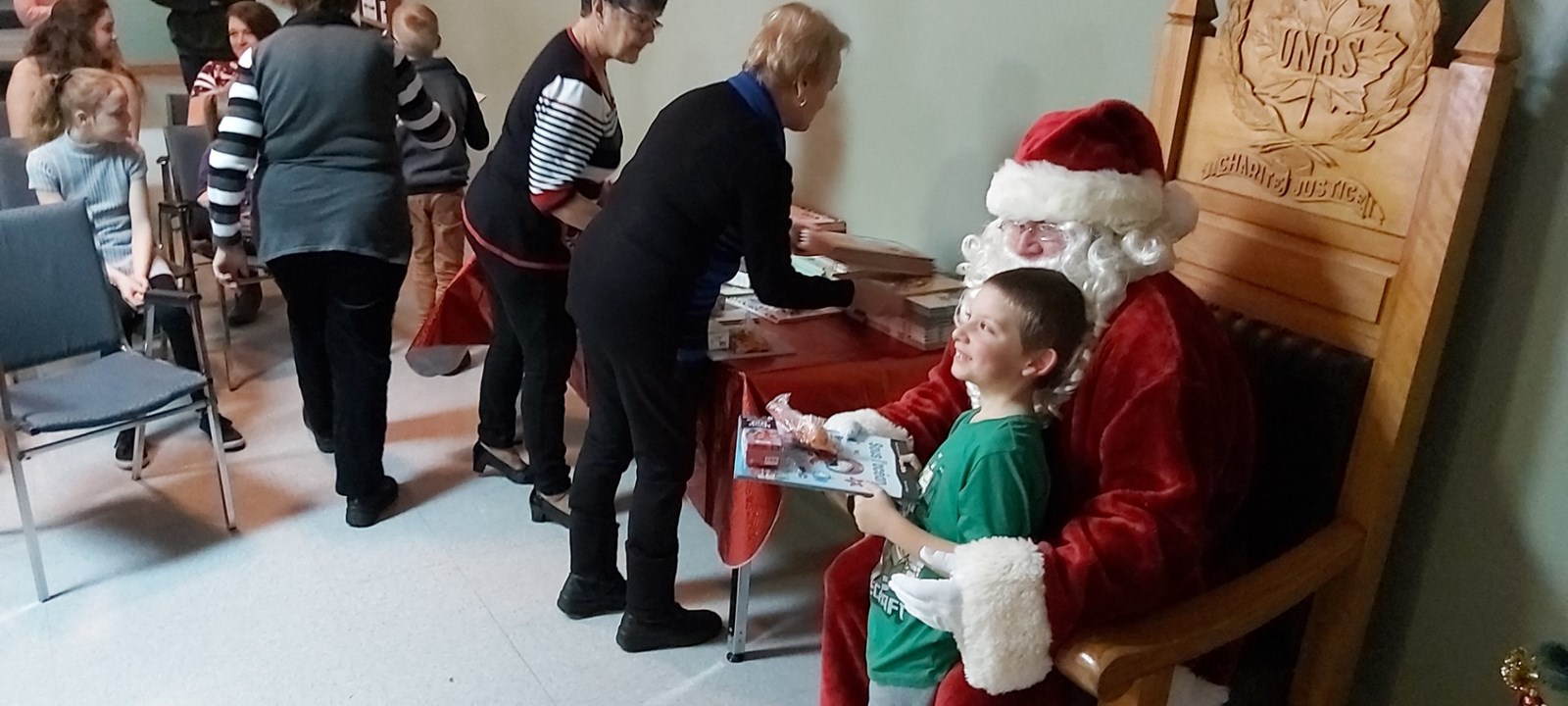 Le Père Noël de passage à Beauceville