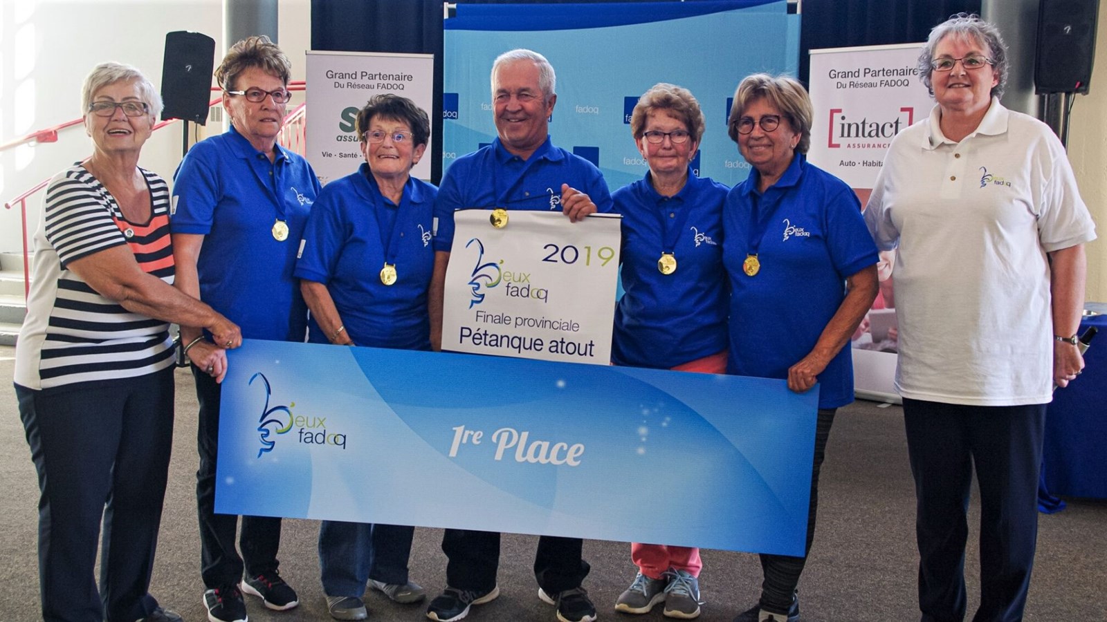 Ghislaine Boivin, Lise Boivin, Véronique Brouard, Gaétan Camiré, Armande Gendron et Danielle Beauregard