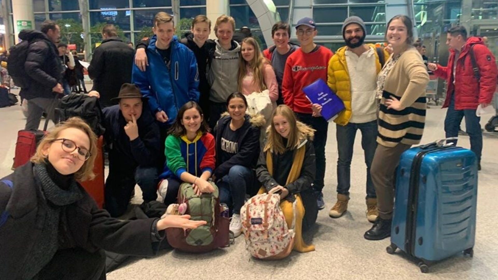 Les élèves ont rejoint des comédiens russes à Moscou.