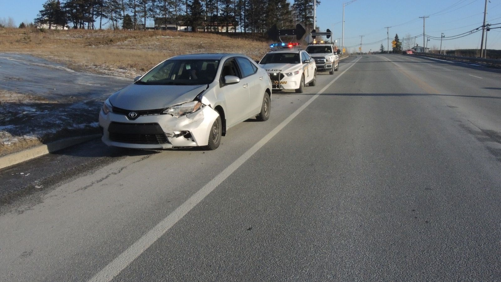 Deux collisions surviennent coup sur coup à Saint-Georges