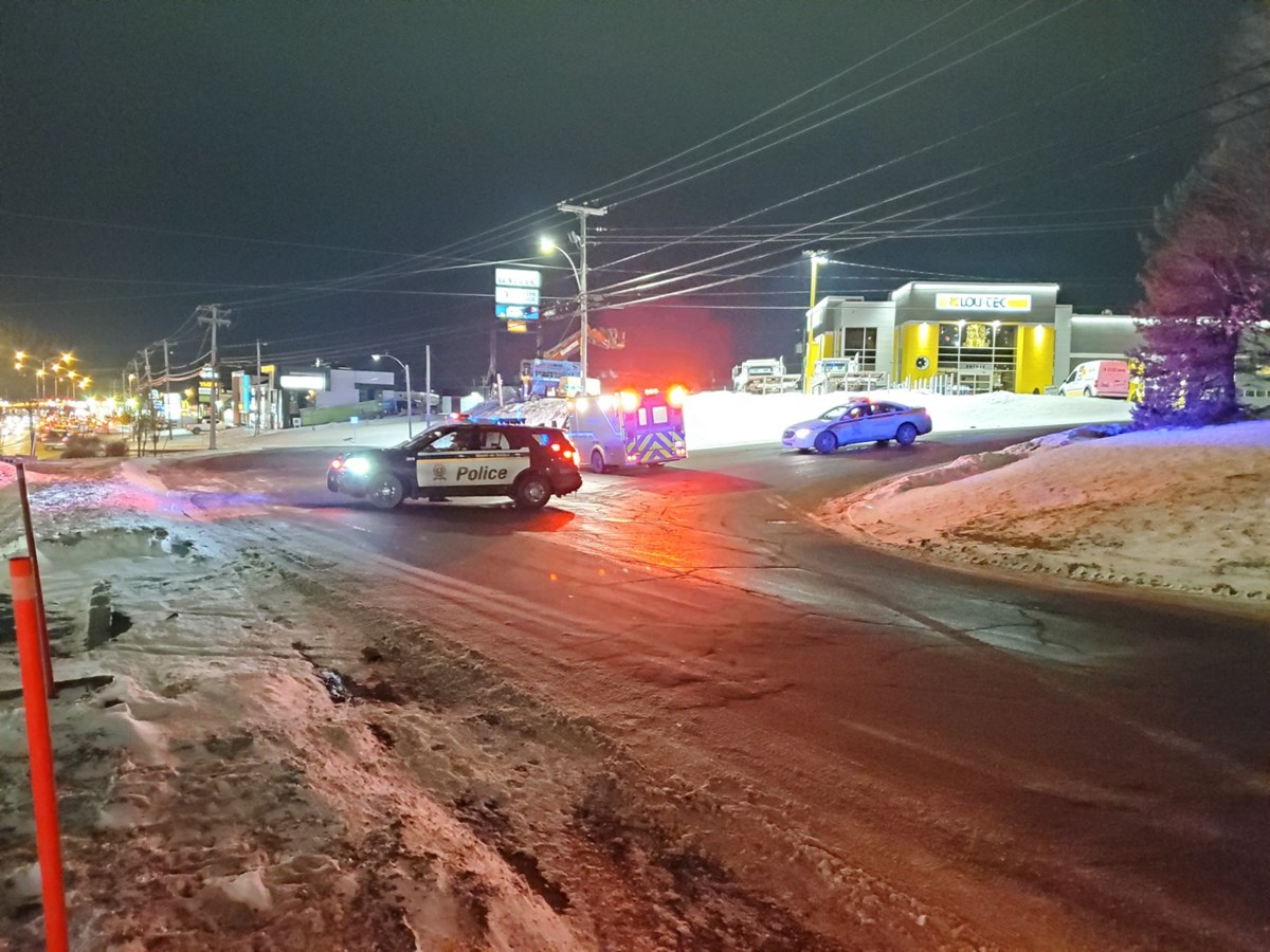 Un accident entre une voiture et un piéton à Saint-Georges