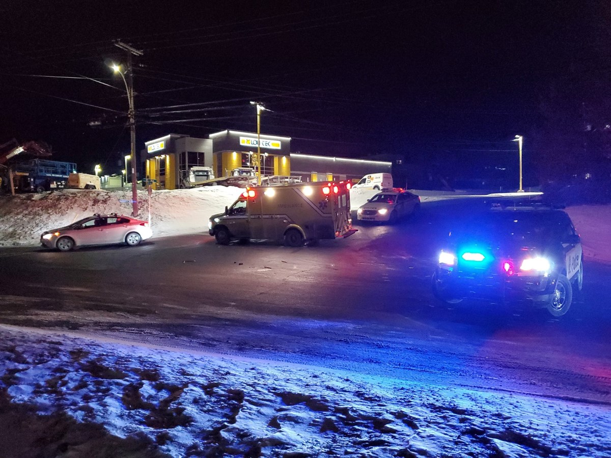 Un accident entre une voiture et un piéton à Saint-Georges