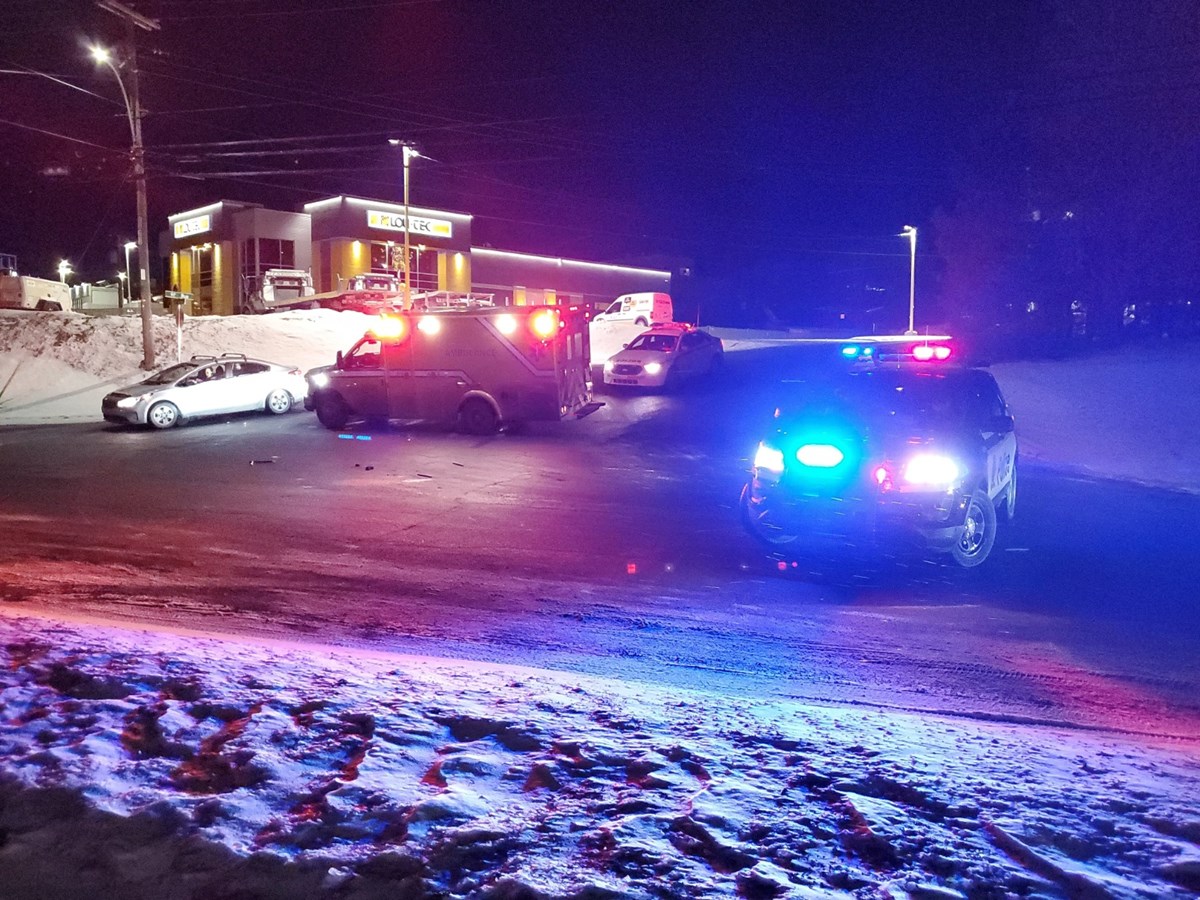 Un accident entre une voiture et un piéton à Saint-Georges