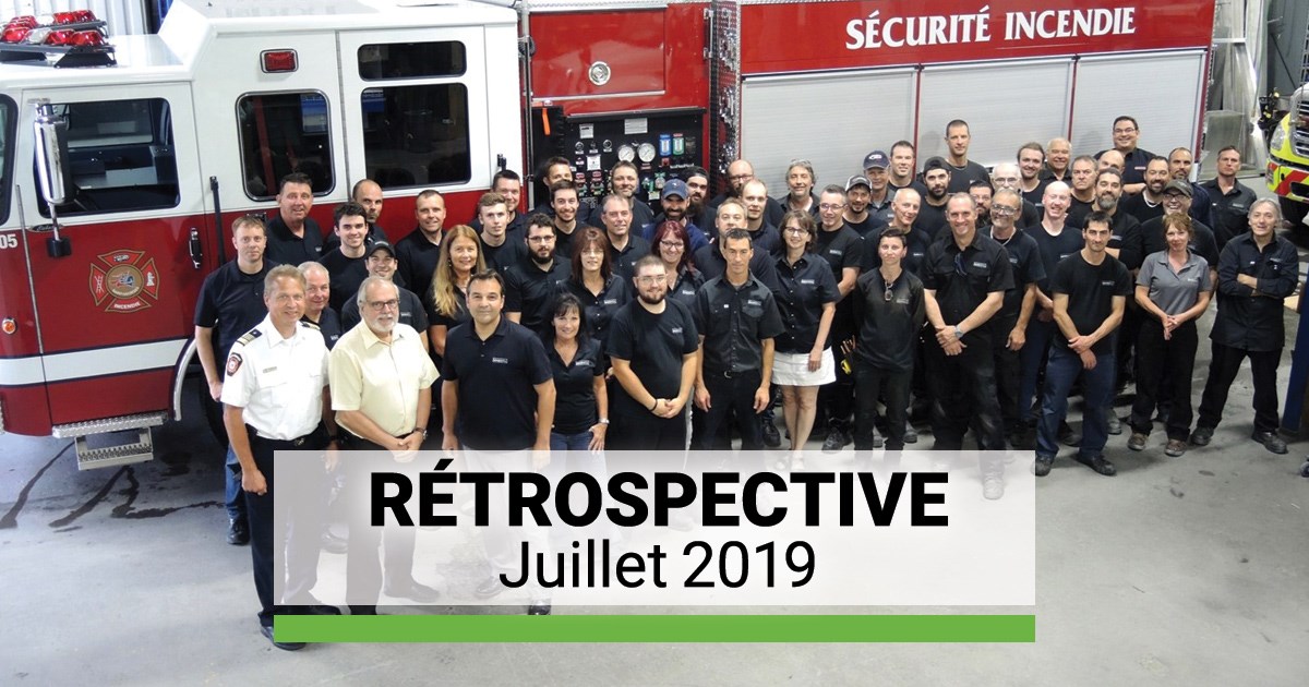 L'entreprise Maximetal a fabriqué le nouveau camion autopompe du service d'Incendie de Saint-Georges. 