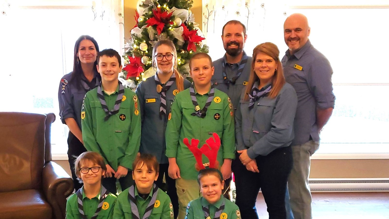 Les scouts répandent le bonheur de Noël