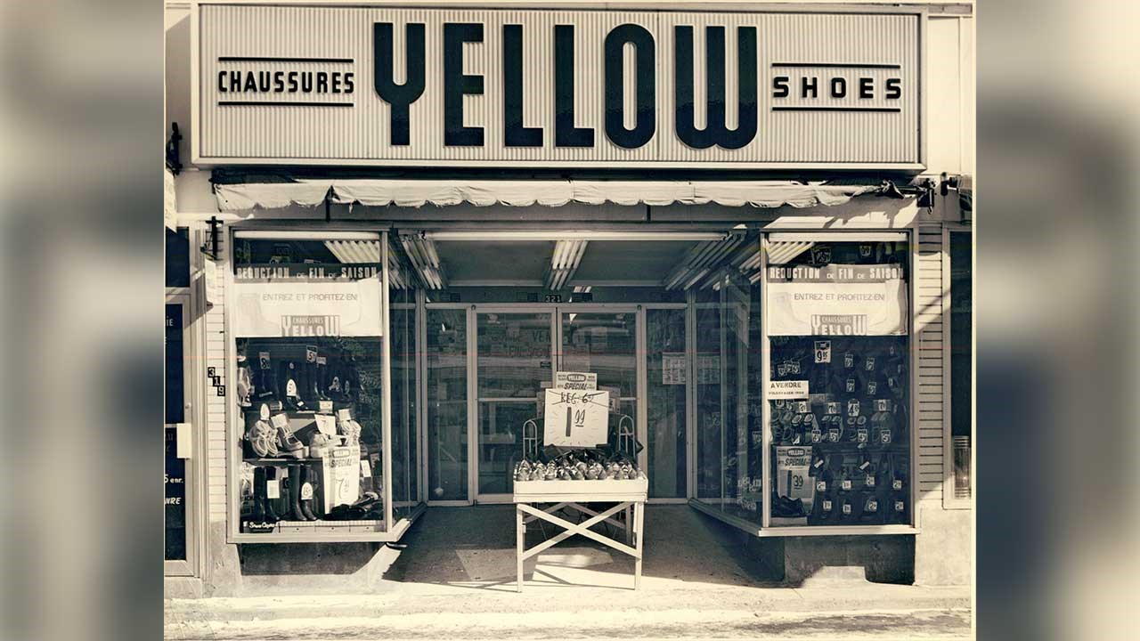 LES ANCIENS SITES DU MAGASIN YELLOW