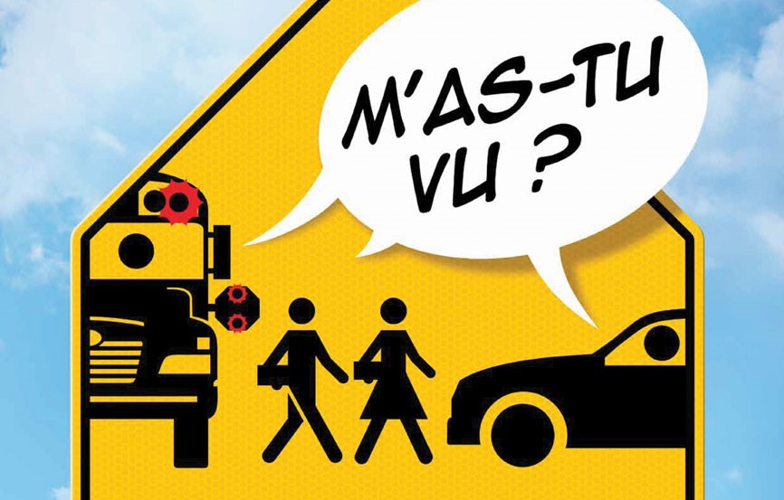 La campagne « M'as-tu vu ? » promeut la sécurité en transport scolaire