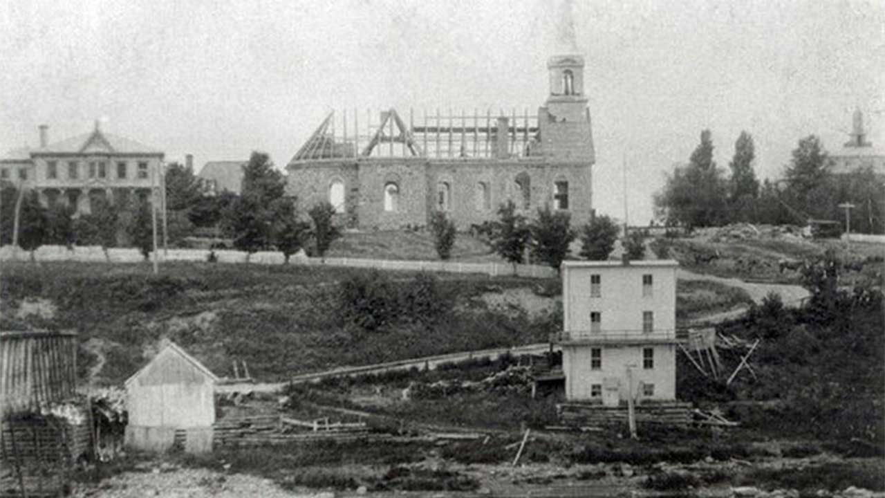 L'ÉGLISE DE 1862 À SAINT-GEORGES