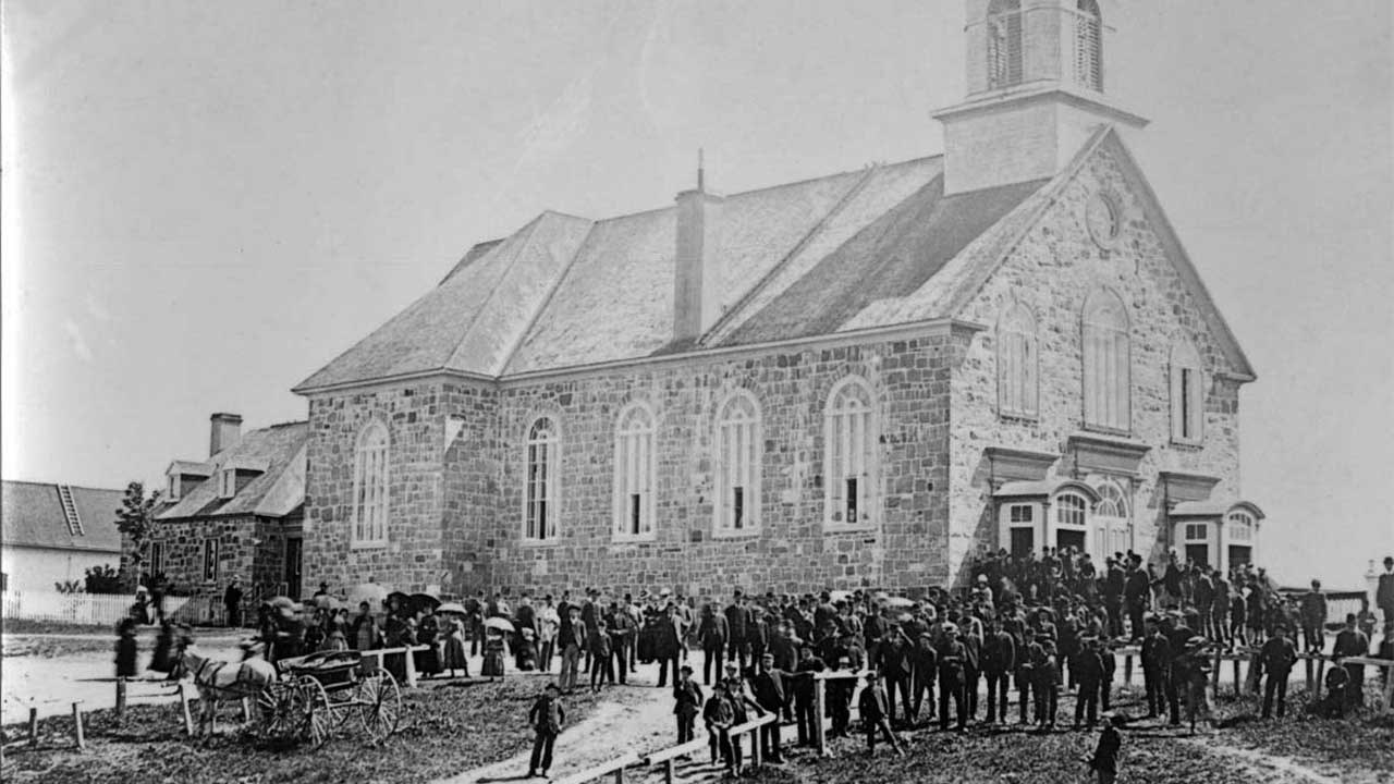 L'ÉGLISE DE 1862 À SAINT-GEORGES