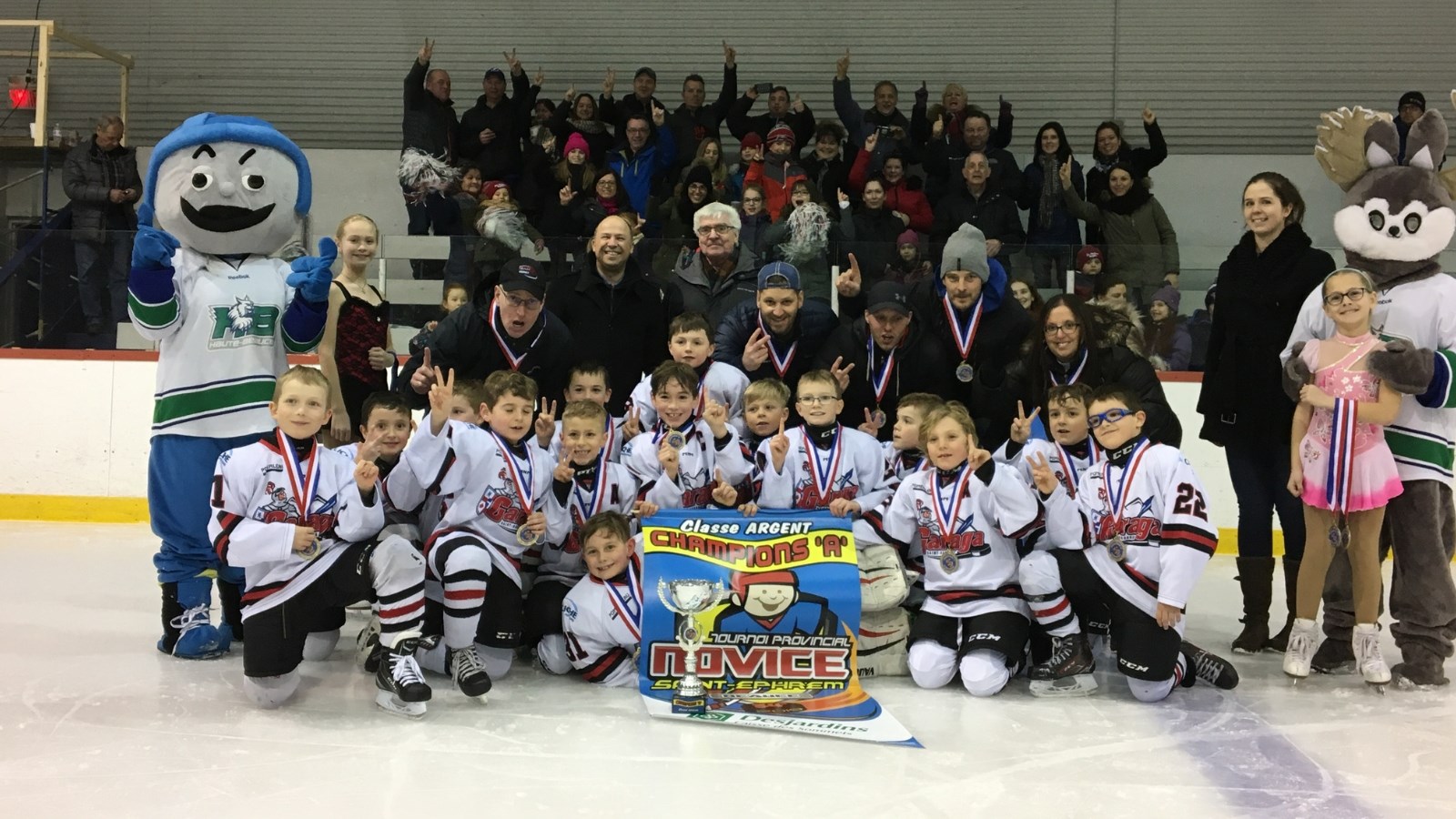 Le Garaga Novice A remporte un deuxième championnat