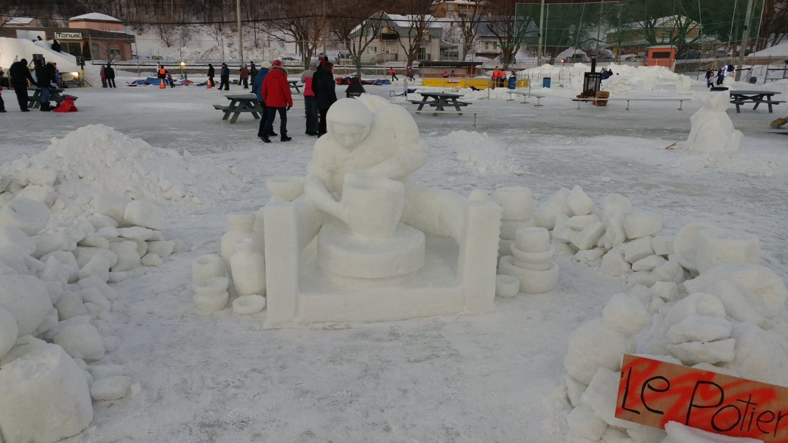 20e Festival de sculptures sur neige : les sculpteurs ont rivalisé d'imagination