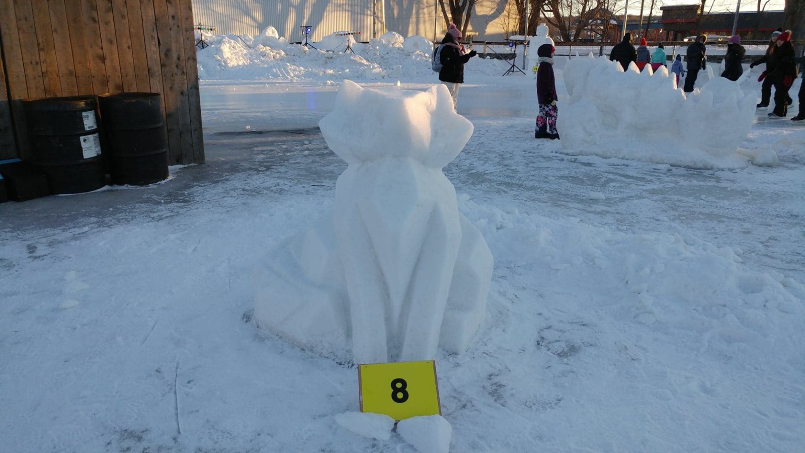 20e Festival de sculptures sur neige : les sculpteurs ont rivalisé d'imagination