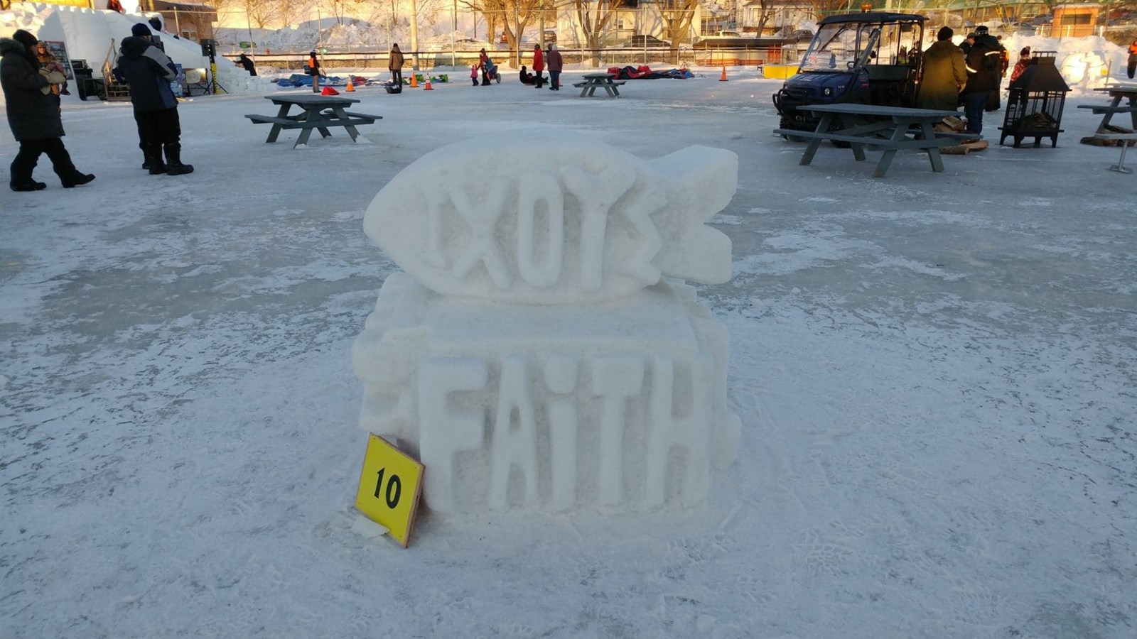20e Festival de sculptures sur neige : les sculpteurs ont rivalisé d'imagination