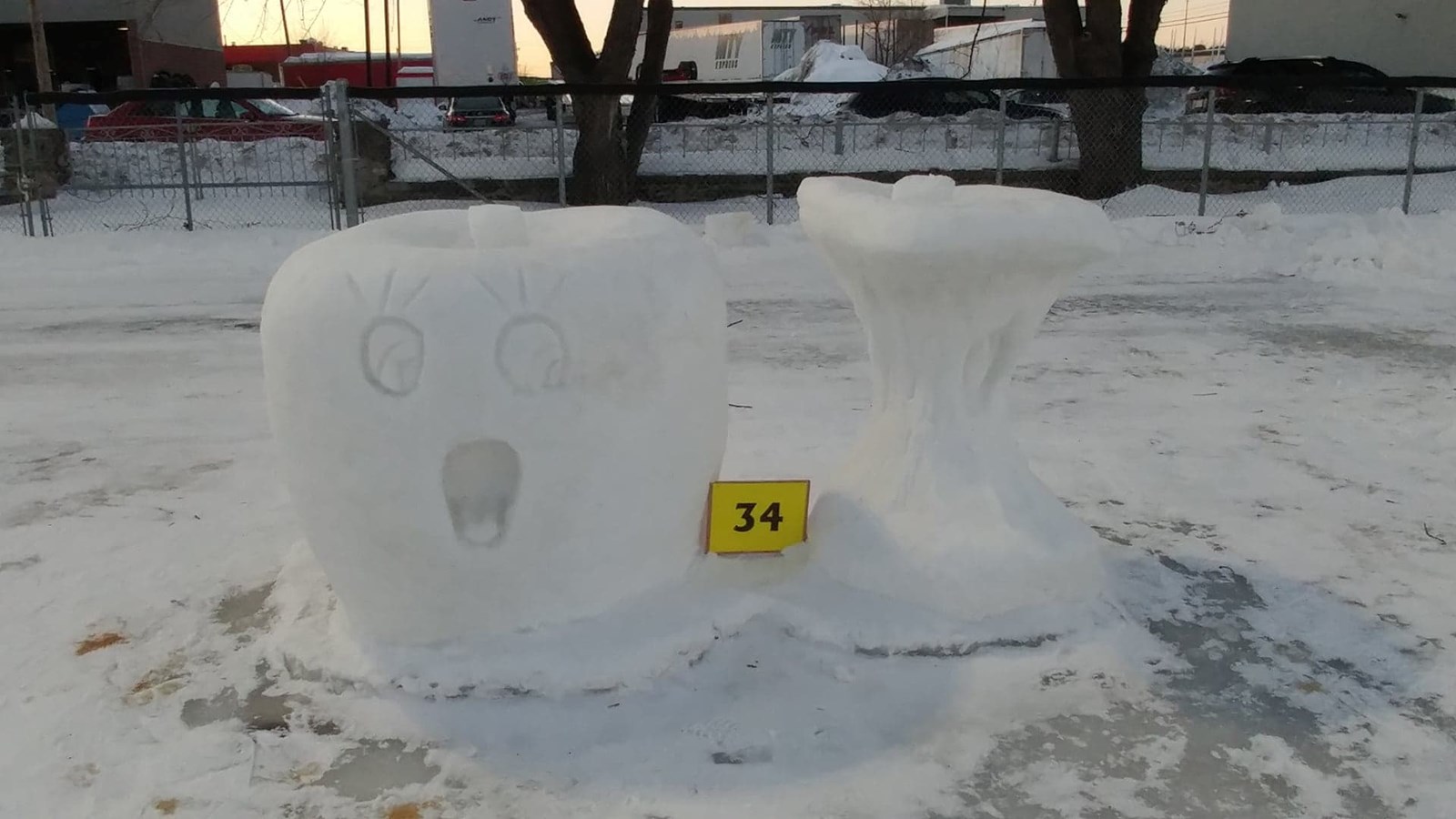 20e Festival de sculptures sur neige : les sculpteurs ont rivalisé d'imagination