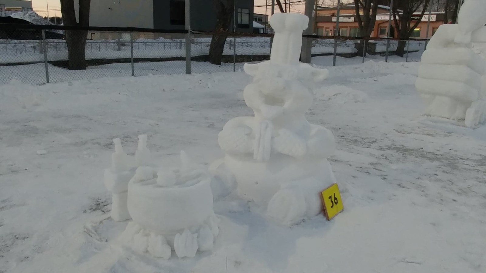 20e Festival de sculptures sur neige : les sculpteurs ont rivalisé d'imagination