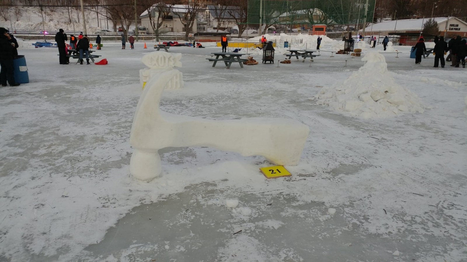 20e Festival de sculptures sur neige : les sculpteurs ont rivalisé d'imagination