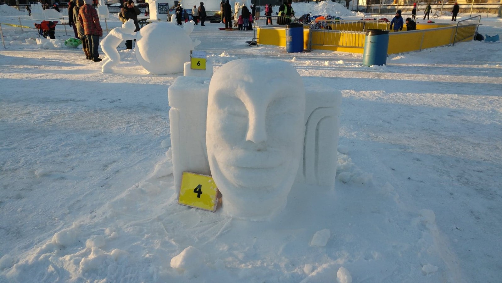 20e Festival de sculptures sur neige : les sculpteurs ont rivalisé d'imagination