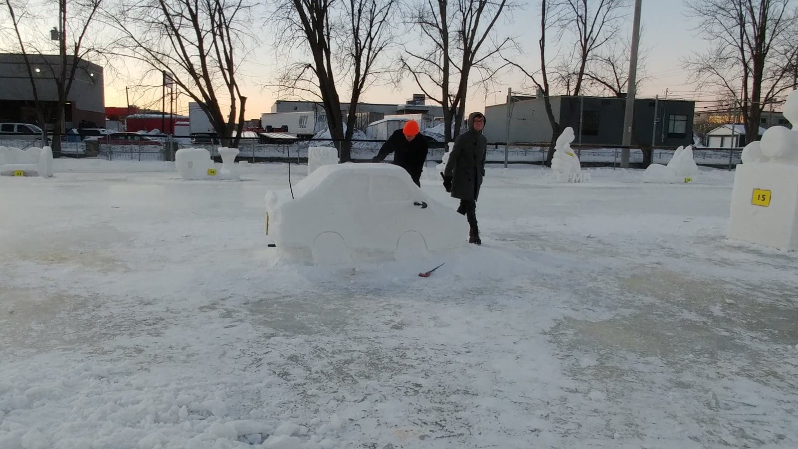 20e Festival de sculptures sur neige : les sculpteurs ont rivalisé d'imagination