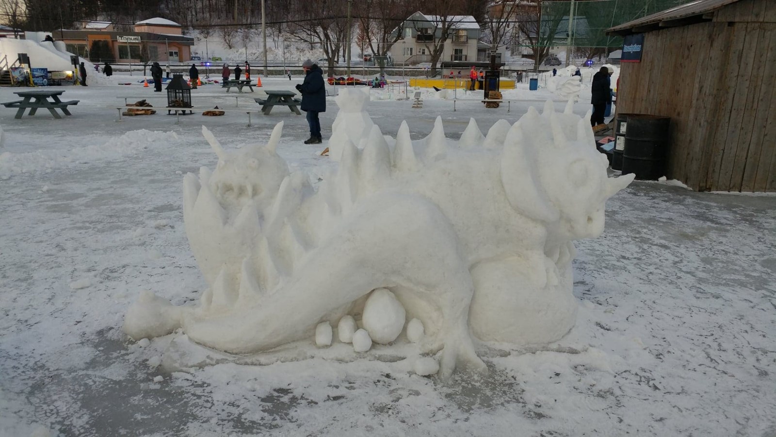 20e Festival de sculptures sur neige : les sculpteurs ont rivalisé d'imagination