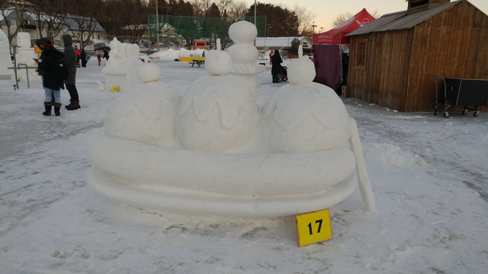 20e Festival de sculptures sur neige : les sculpteurs ont rivalisé d'imagination