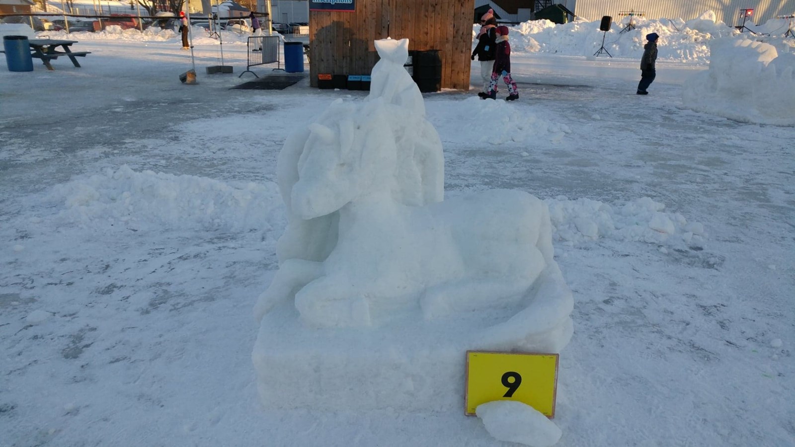20e Festival de sculptures sur neige : les sculpteurs ont rivalisé d'imagination