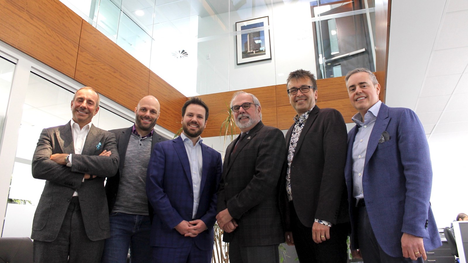 Pierre Pomerleau, Éric Lessard, Jean-Philippe Towner, Claude Morin, Mario Rodrigue et Francis Pomerleau. 