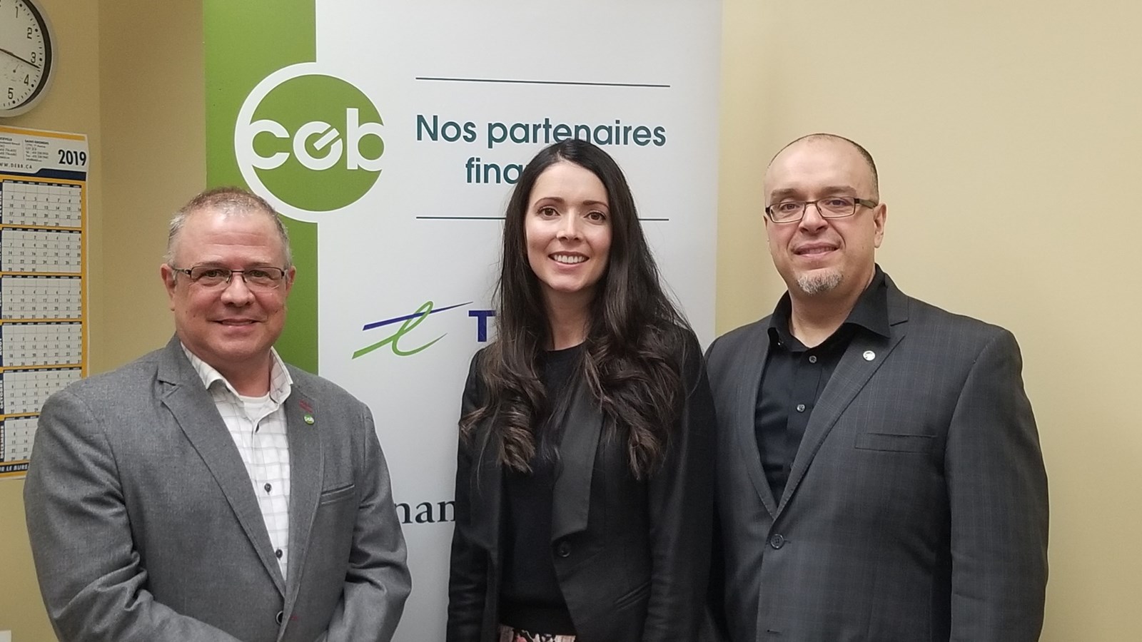 Bastien Lapierre, Catheryne Fecteau, Tony Turcotte