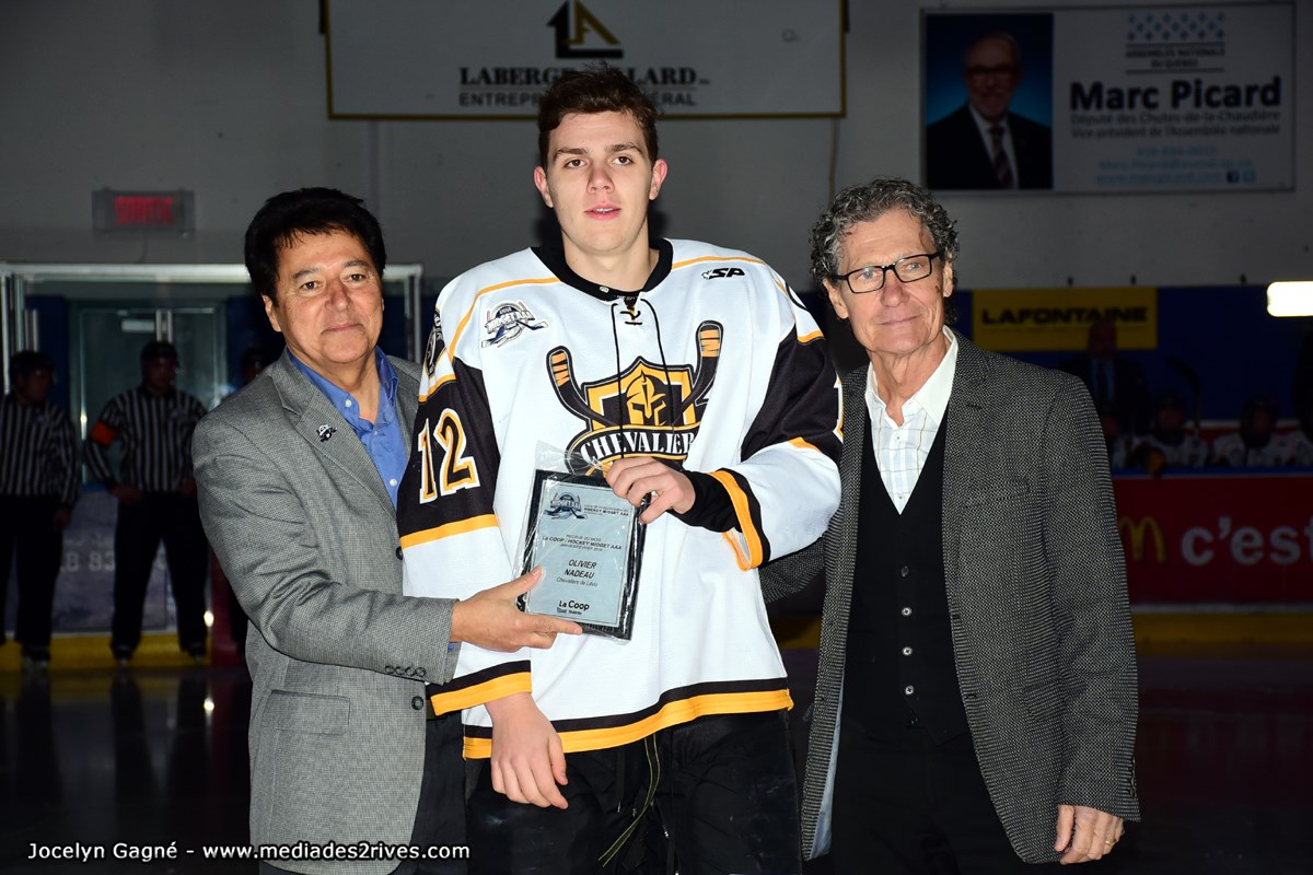 Olivier Nadeau, joueur U16 La Coop du mois de la Ligue Midget AAA 