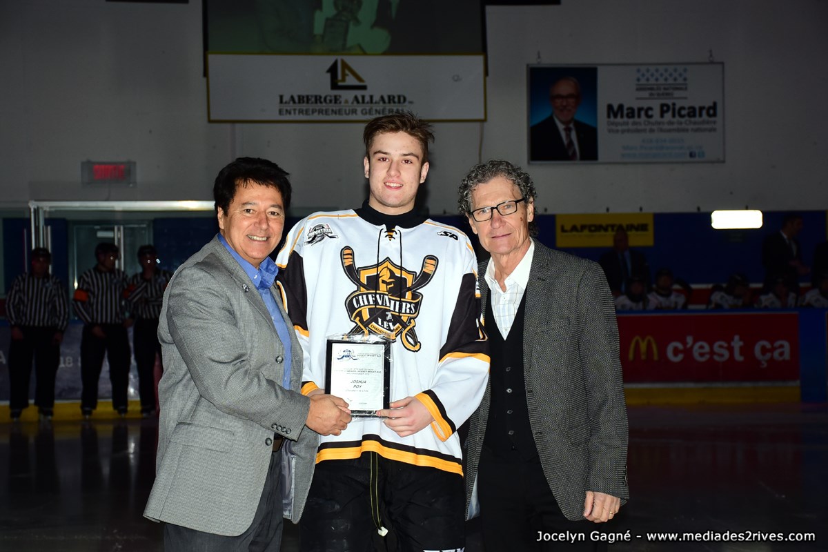 Joshua Roy, joueur offensif du mois de la Ligue Midget AAA