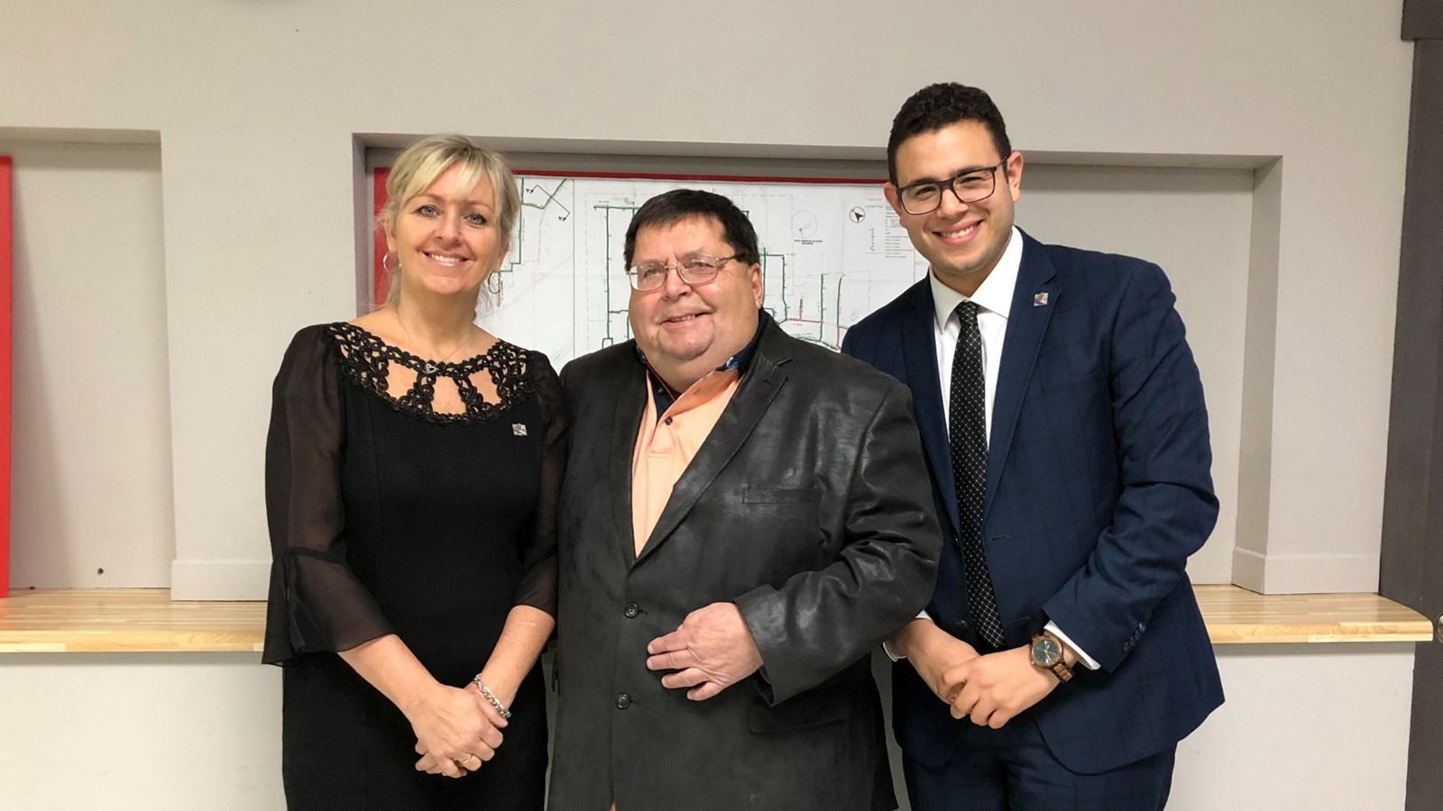 Andrée Laforest, Yvon Paquet et Samuel Poulin