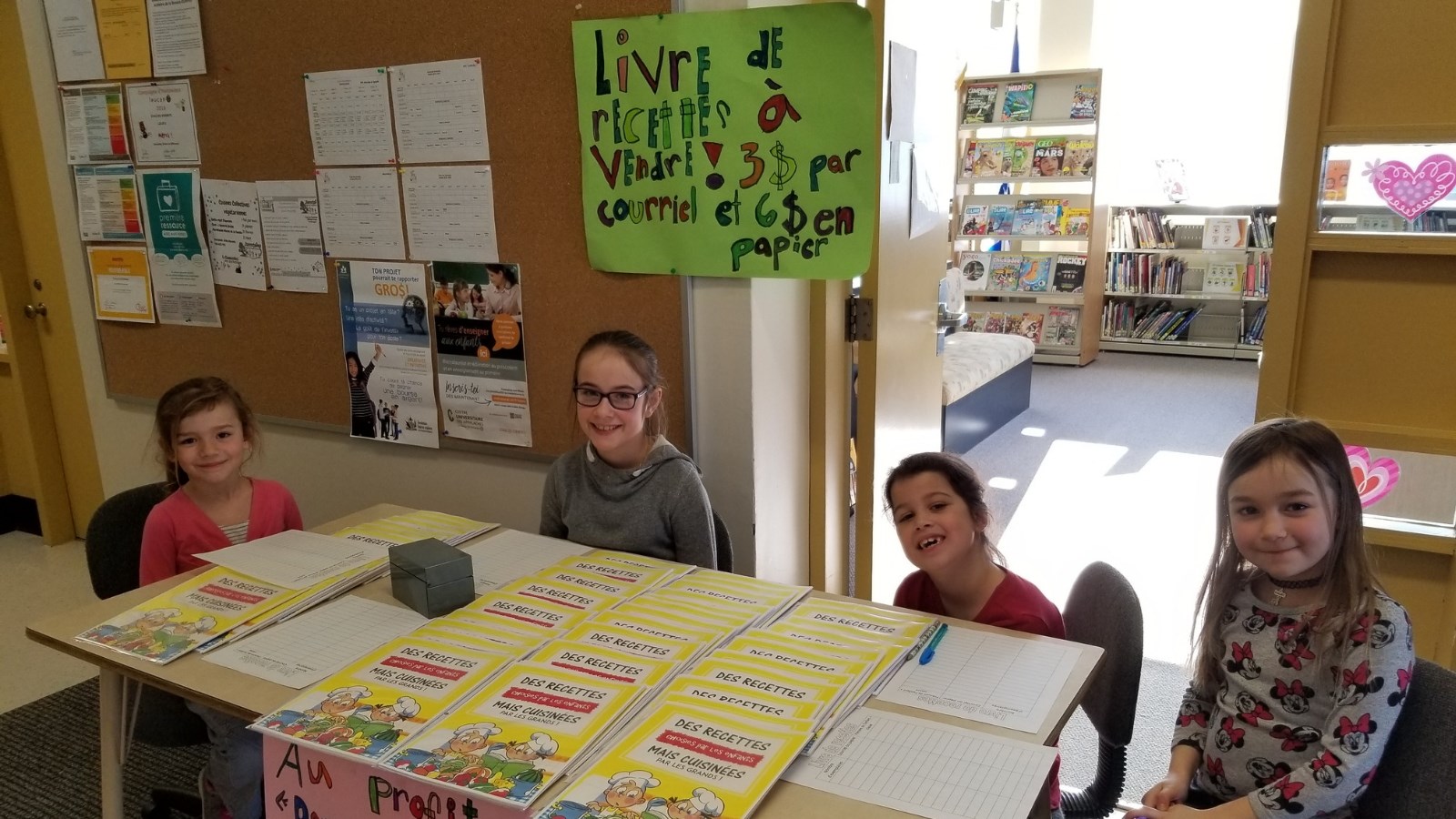 22 élèves de première année de Saint-Zacharie réalisent un livre de recettes
