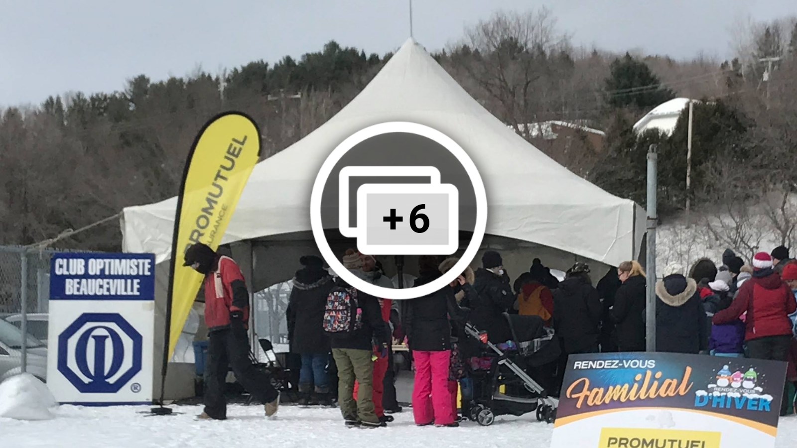 Les gens se rassemblent aux Rendez-vous d'hiver Beauce Auto Ford Lincoln