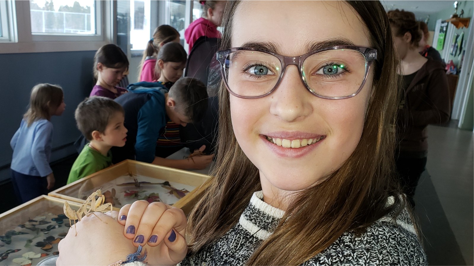 Un atelier sur la découverte d’insectes à Saint-Benoît-Labre