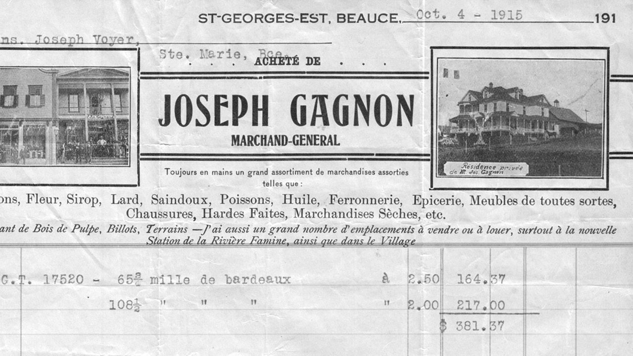 LE BÂTISSEUR JOSEPH «JOS LE BOSS» GAGNON