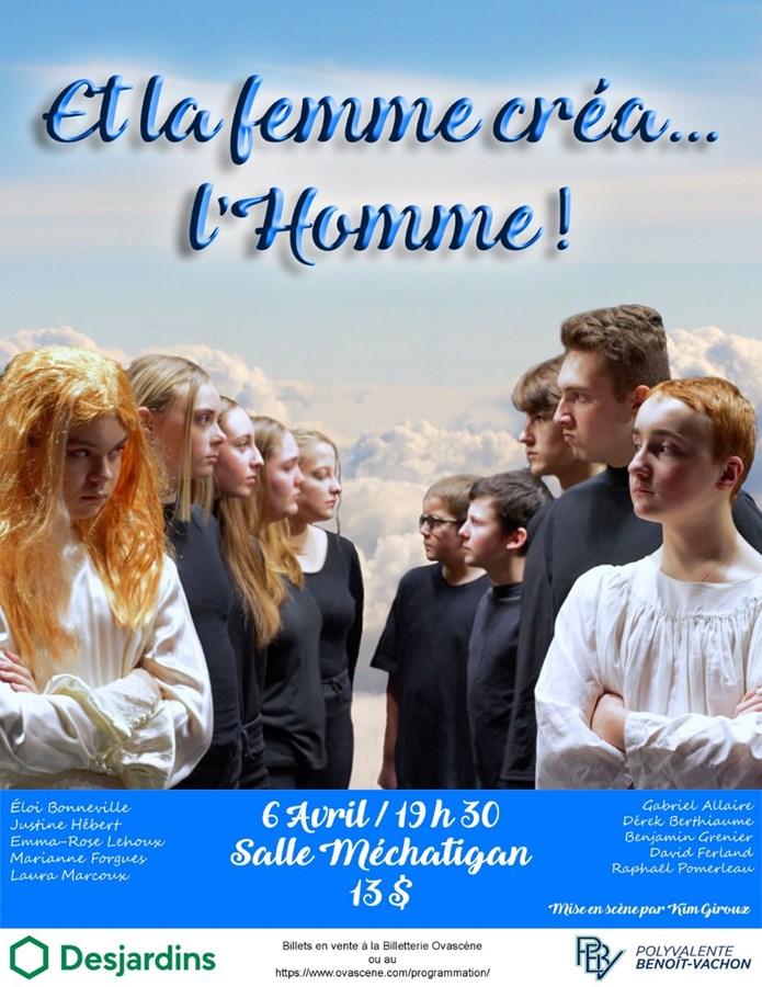 La polyvalente Benoît-Vachon présente « Et la femme créa… l’Homme »