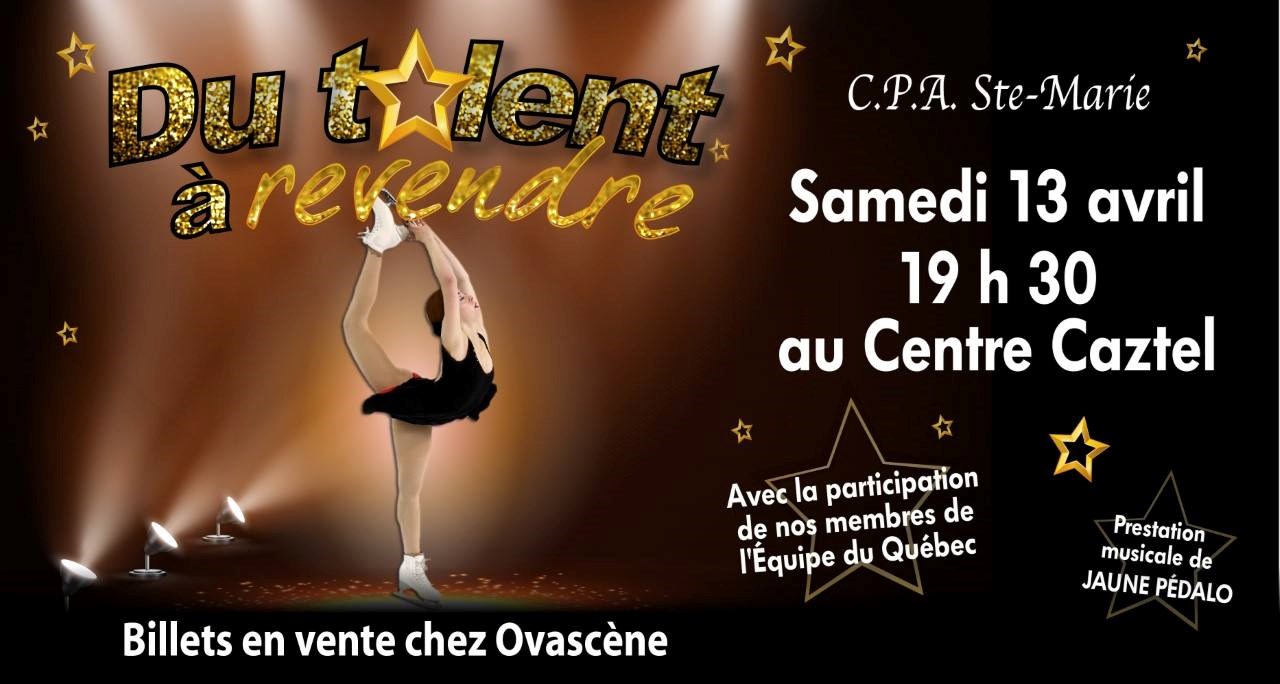 Le CPA de Sainte-Marie tiendra son spectacle annuel en avril prochain