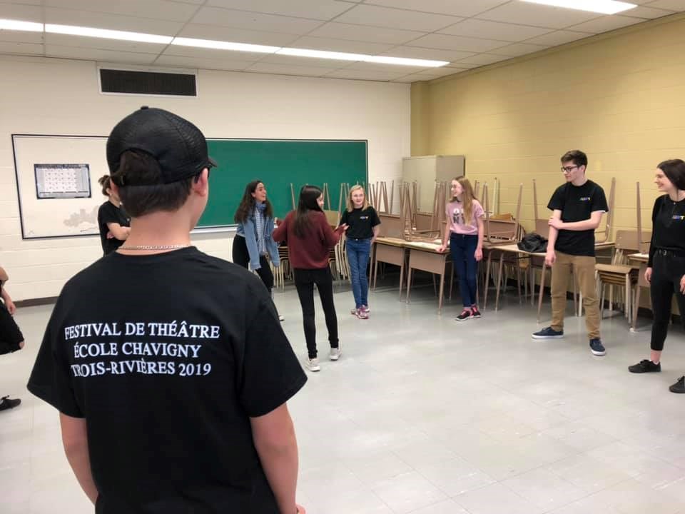 41 élèves de Jésus-Marie assistent au Festival international de théâtre francophone de Trois-Rivières