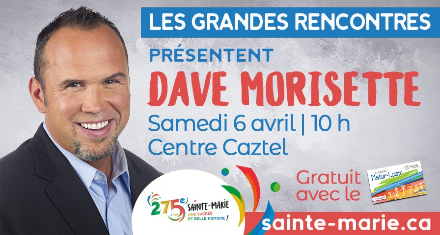 Dave Morissette au Centre Caztel de Sainte-Marie