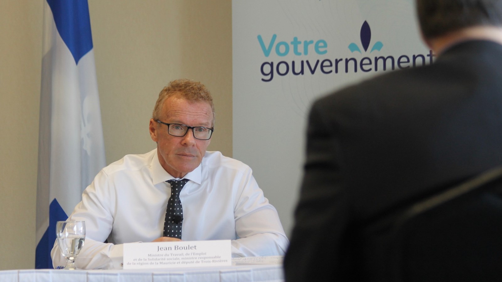 Le ministre du Travail, Jean Boulet, a fait cette annonce plus tôt dans la journée, au Georgesville. 