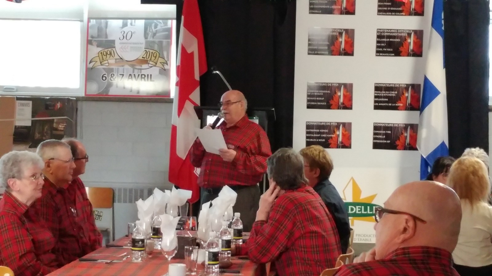 Festival beauceron de l’érable : tenue du souper du président