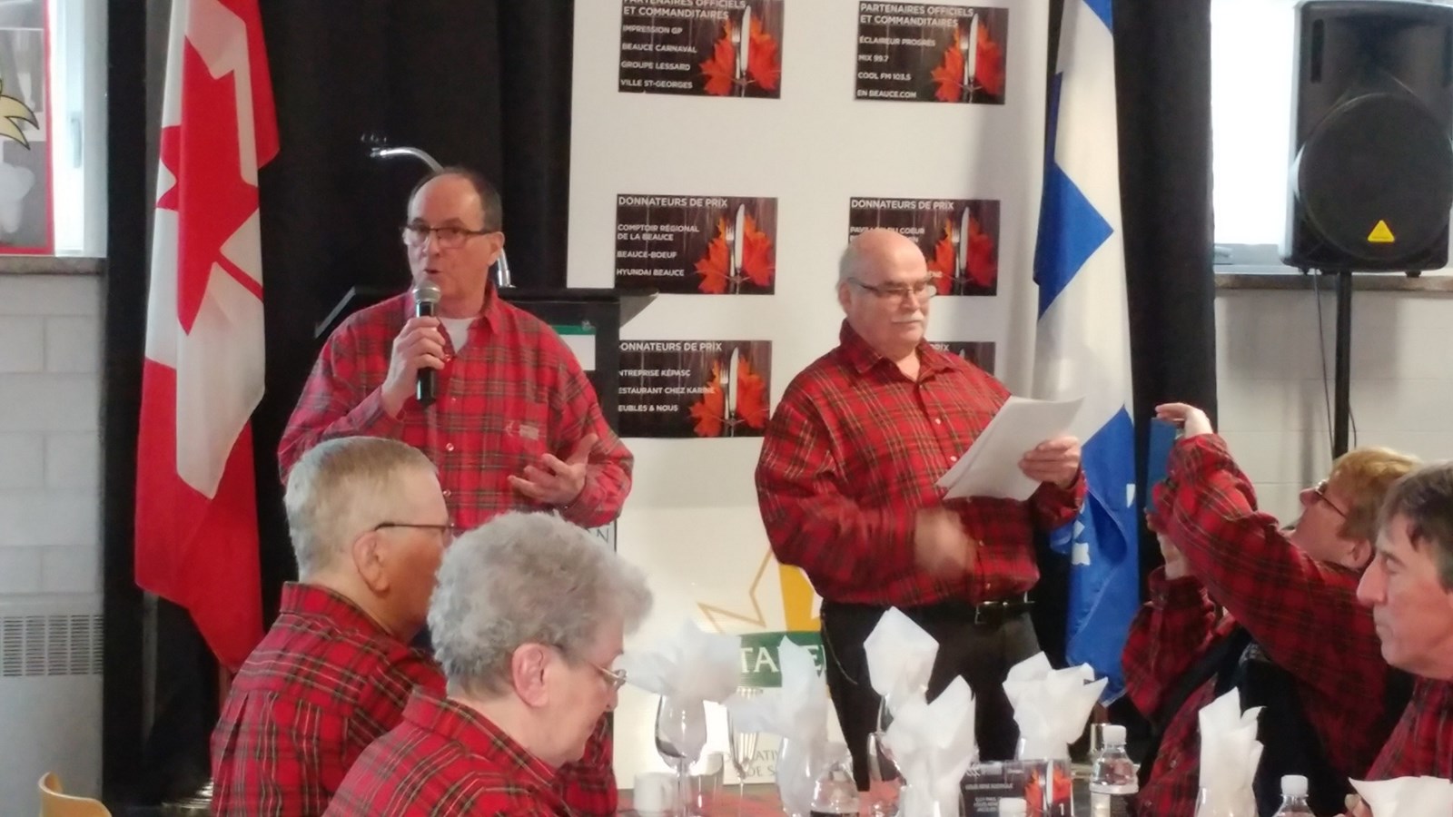 Festival beauceron de l’érable : tenue du souper du président